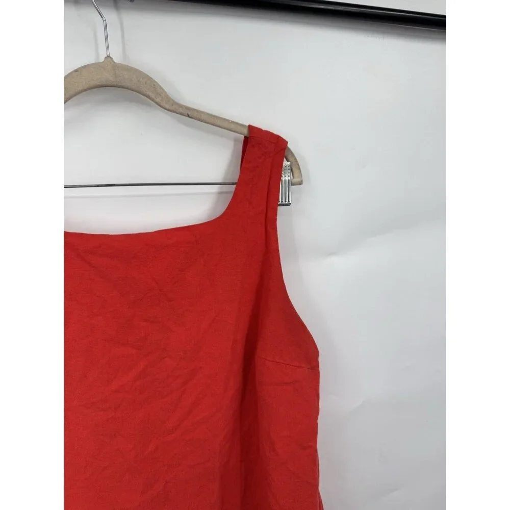 Kate Spade x Target Scalloped Mini Shift Dress Women Large‎ Red Preppy Retro